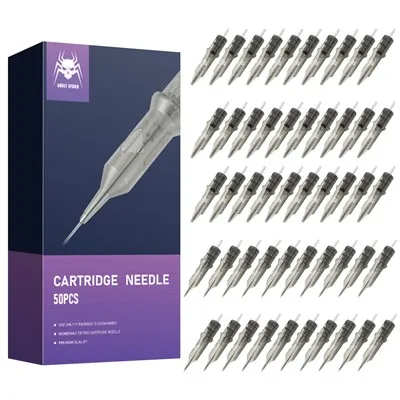 ゴースト スパイダー タトゥー カートリッジ ニードル 詰め合わせ 50 本
